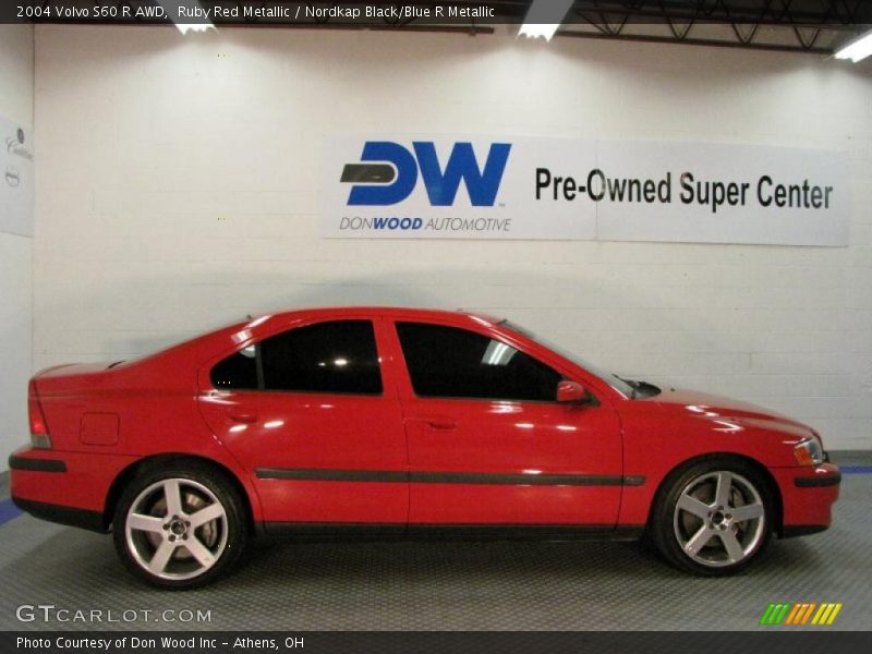 Ruby Red Metallic / Nordkap Black/Blue R Metallic 2004 Volvo S60 R AWD
