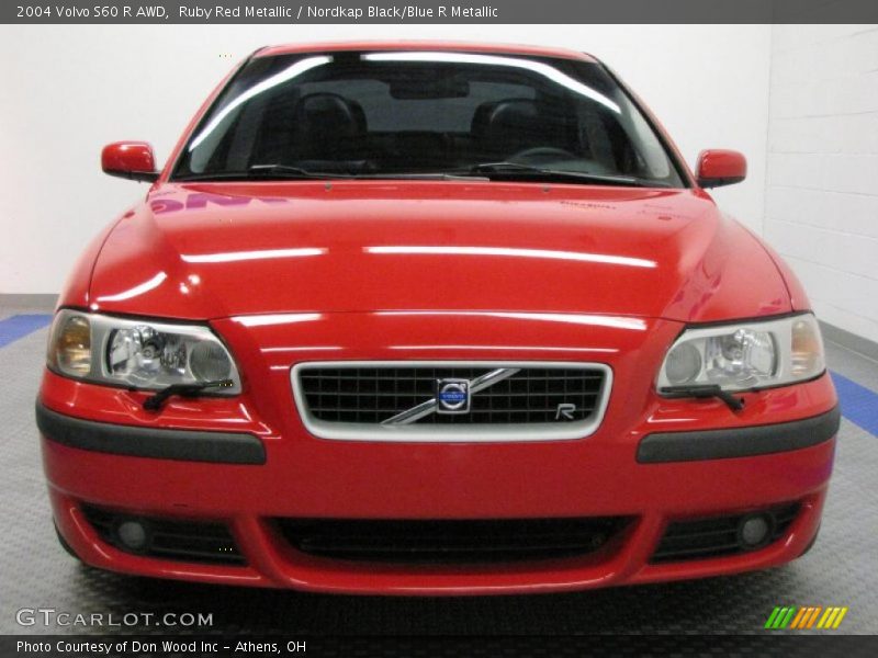 Ruby Red Metallic / Nordkap Black/Blue R Metallic 2004 Volvo S60 R AWD