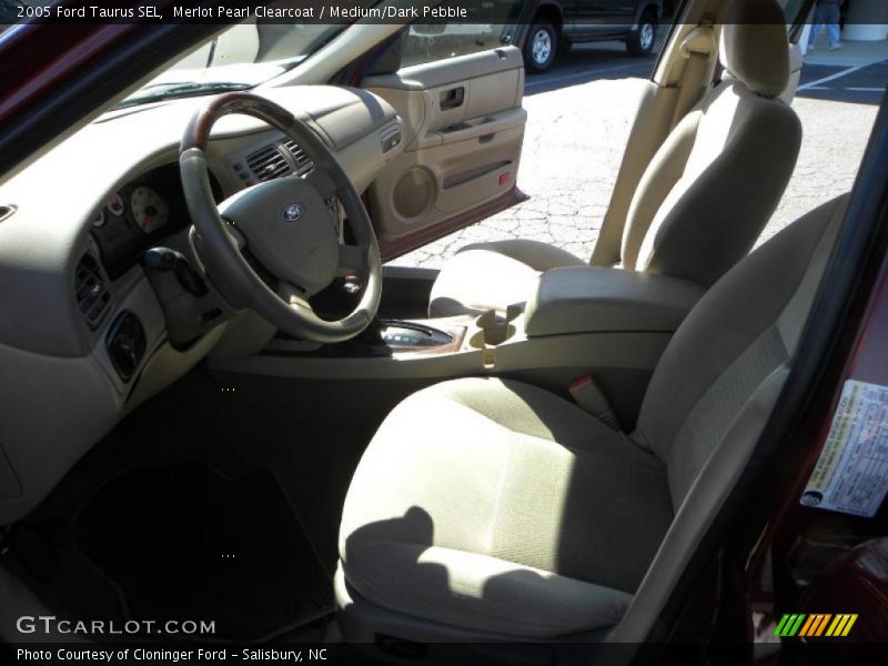 Merlot Pearl Clearcoat / Medium/Dark Pebble 2005 Ford Taurus SEL