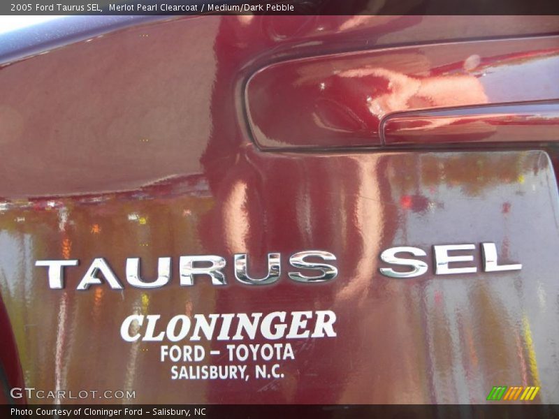 Merlot Pearl Clearcoat / Medium/Dark Pebble 2005 Ford Taurus SEL