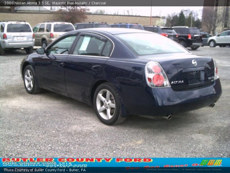 Majestic Blue Metallic / Charcoal 2006 Nissan Altima 3.5 SE