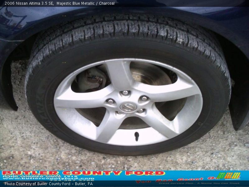 Majestic Blue Metallic / Charcoal 2006 Nissan Altima 3.5 SE