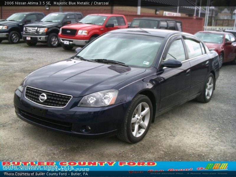 Majestic Blue Metallic / Charcoal 2006 Nissan Altima 3.5 SE