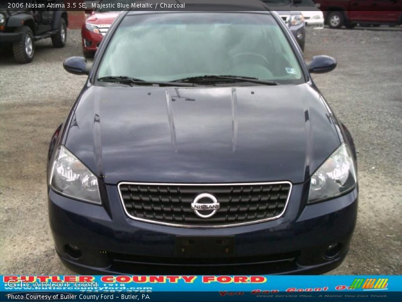 Majestic Blue Metallic / Charcoal 2006 Nissan Altima 3.5 SE