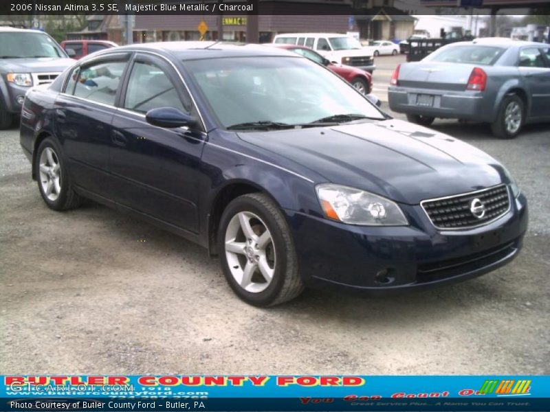 Majestic Blue Metallic / Charcoal 2006 Nissan Altima 3.5 SE
