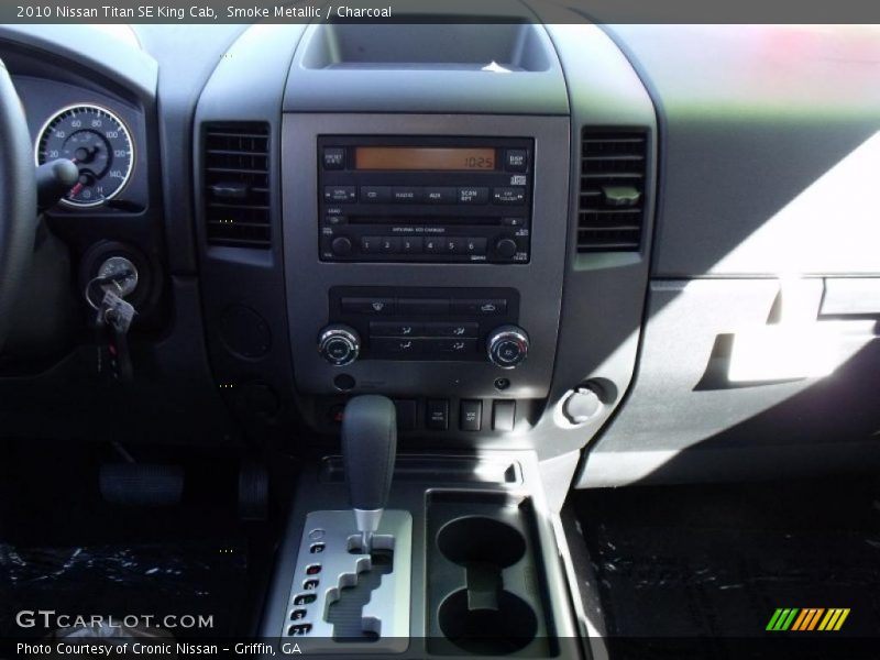 Smoke Metallic / Charcoal 2010 Nissan Titan SE King Cab