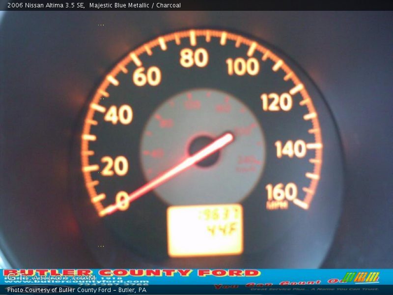 Majestic Blue Metallic / Charcoal 2006 Nissan Altima 3.5 SE