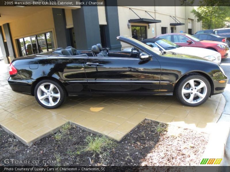 Black / Charcoal 2005 Mercedes-Benz CLK 320 Cabriolet