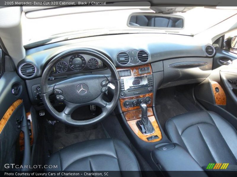 Black / Charcoal 2005 Mercedes-Benz CLK 320 Cabriolet