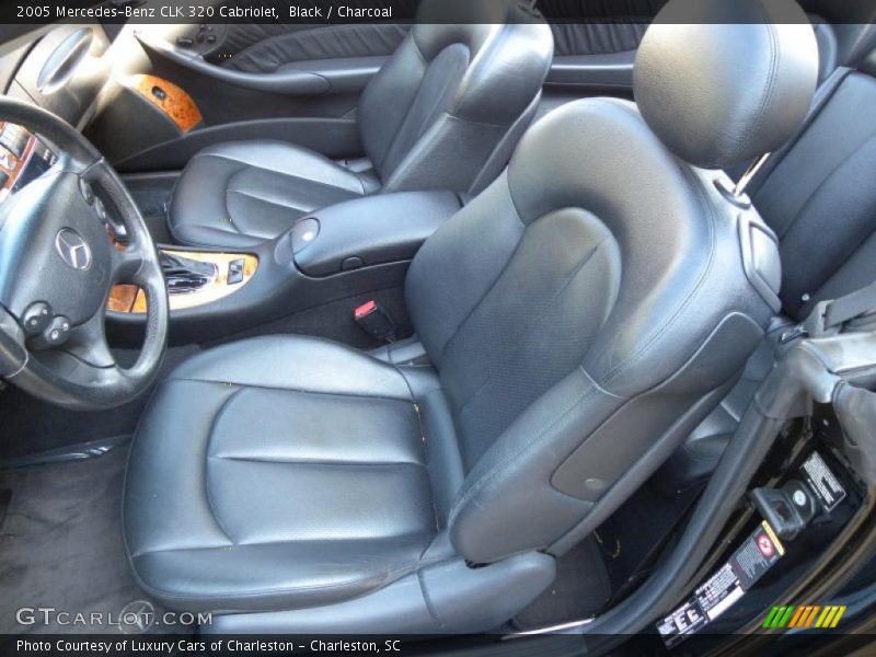 Black / Charcoal 2005 Mercedes-Benz CLK 320 Cabriolet