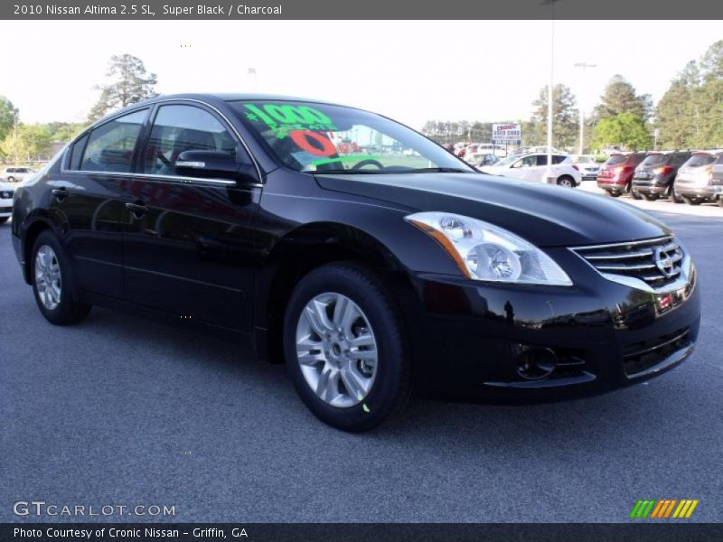 Super Black / Charcoal 2010 Nissan Altima 2.5 SL