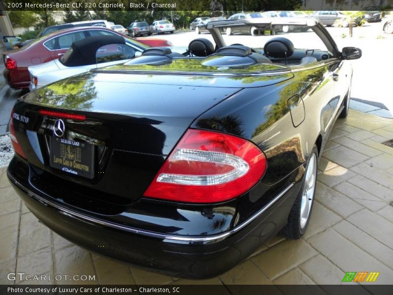 Black / Charcoal 2005 Mercedes-Benz CLK 320 Cabriolet