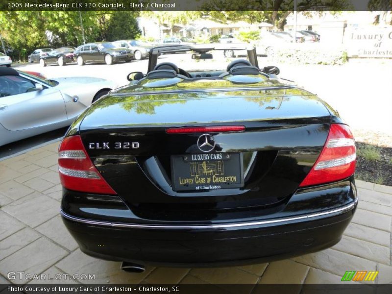 Black / Charcoal 2005 Mercedes-Benz CLK 320 Cabriolet