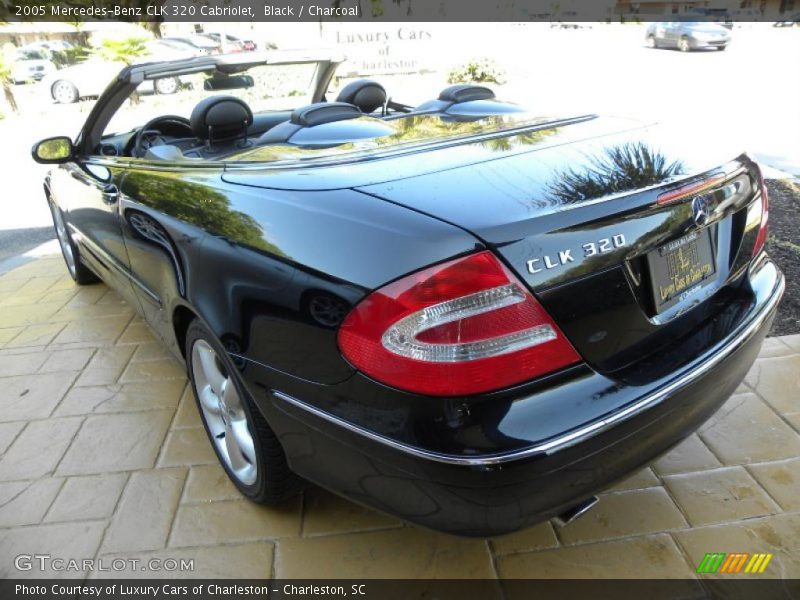 Black / Charcoal 2005 Mercedes-Benz CLK 320 Cabriolet