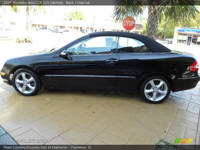 Black / Charcoal 2005 Mercedes-Benz CLK 320 Cabriolet
