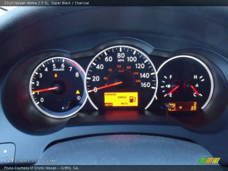 Super Black / Charcoal 2010 Nissan Altima 2.5 SL