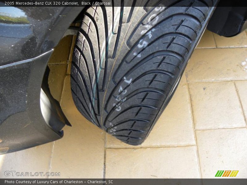 Black / Charcoal 2005 Mercedes-Benz CLK 320 Cabriolet