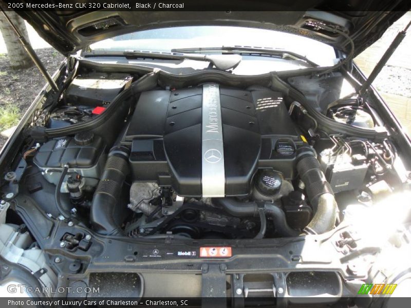 Black / Charcoal 2005 Mercedes-Benz CLK 320 Cabriolet