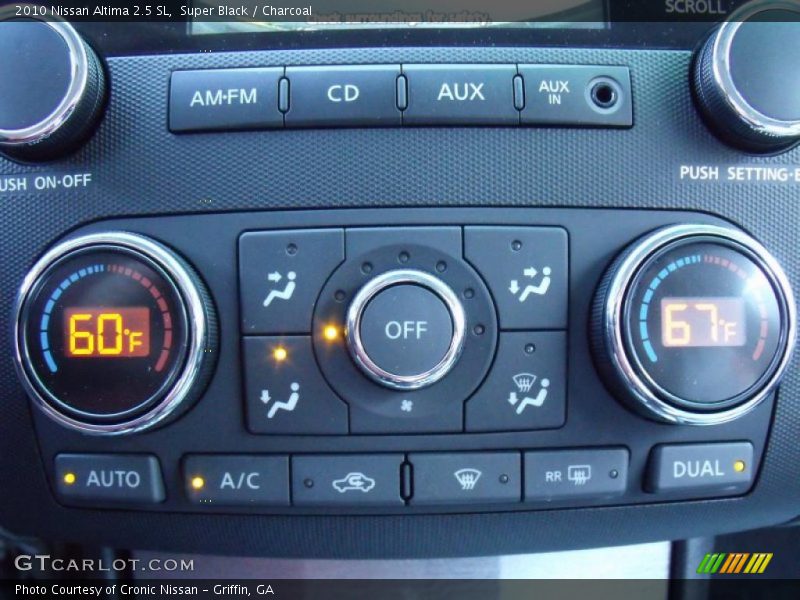 Super Black / Charcoal 2010 Nissan Altima 2.5 SL