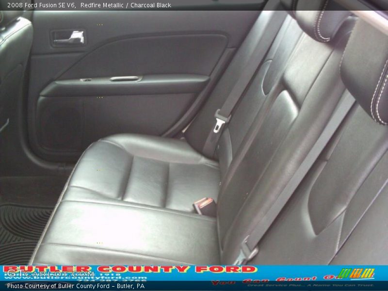 Redfire Metallic / Charcoal Black 2008 Ford Fusion SE V6