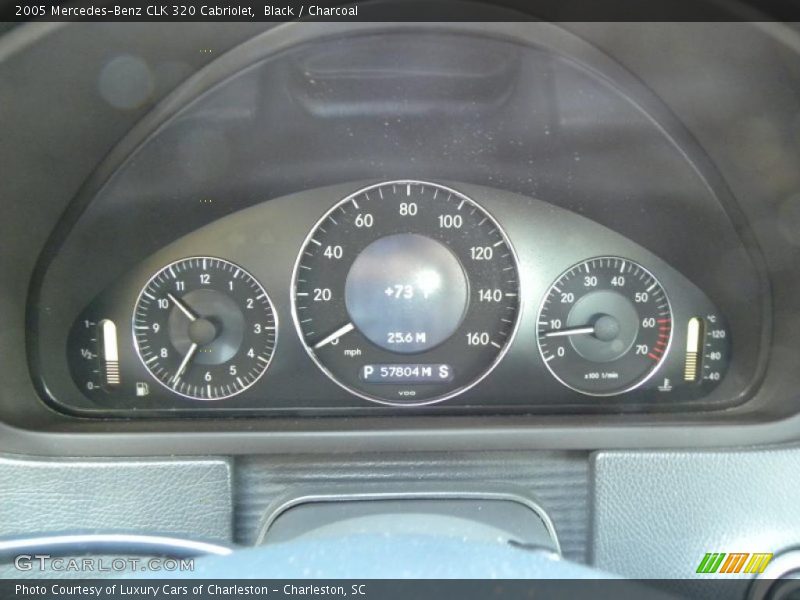 Black / Charcoal 2005 Mercedes-Benz CLK 320 Cabriolet
