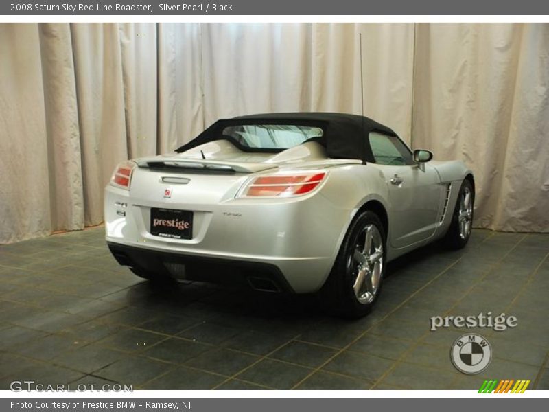 Silver Pearl / Black 2008 Saturn Sky Red Line Roadster