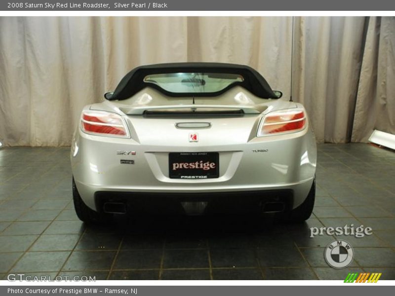 Silver Pearl / Black 2008 Saturn Sky Red Line Roadster