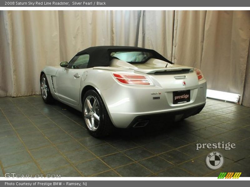 Silver Pearl / Black 2008 Saturn Sky Red Line Roadster