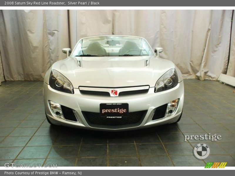 Silver Pearl / Black 2008 Saturn Sky Red Line Roadster