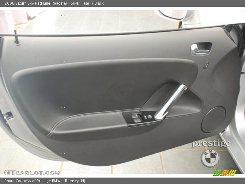 Silver Pearl / Black 2008 Saturn Sky Red Line Roadster