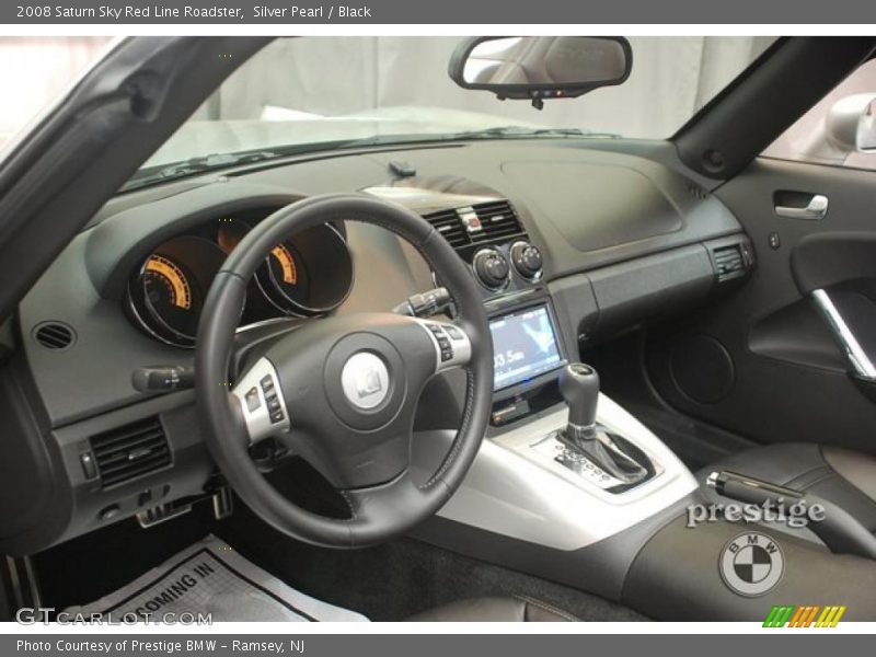 Silver Pearl / Black 2008 Saturn Sky Red Line Roadster
