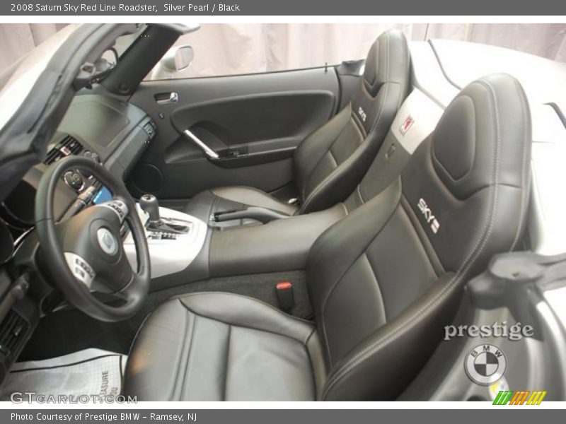 Silver Pearl / Black 2008 Saturn Sky Red Line Roadster