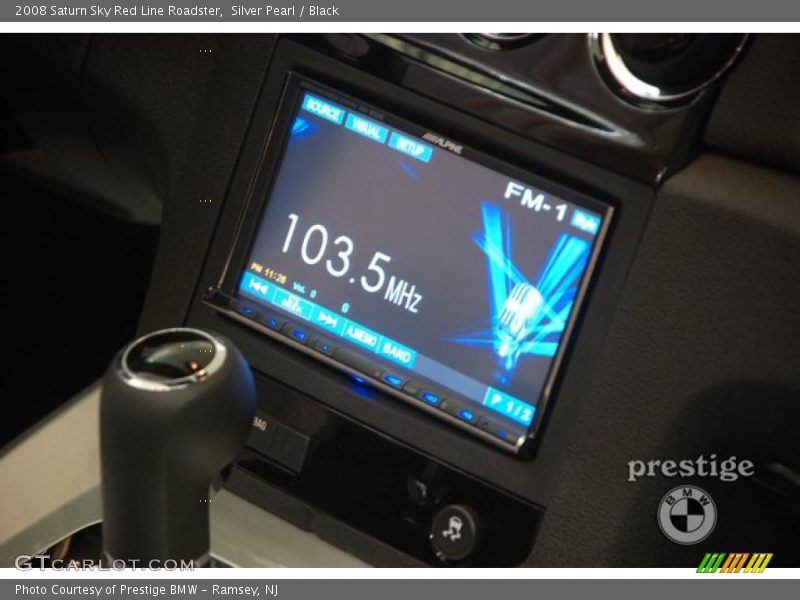 Silver Pearl / Black 2008 Saturn Sky Red Line Roadster