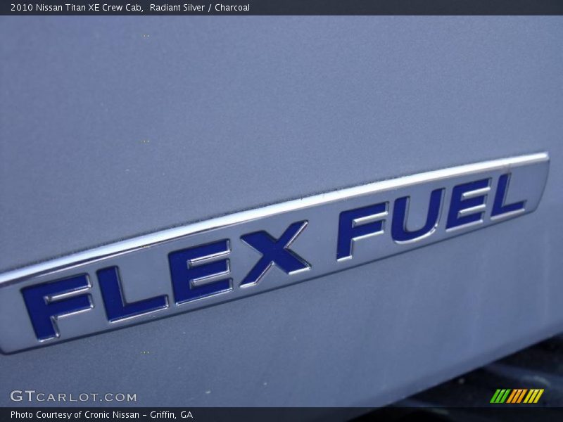 Radiant Silver / Charcoal 2010 Nissan Titan XE Crew Cab