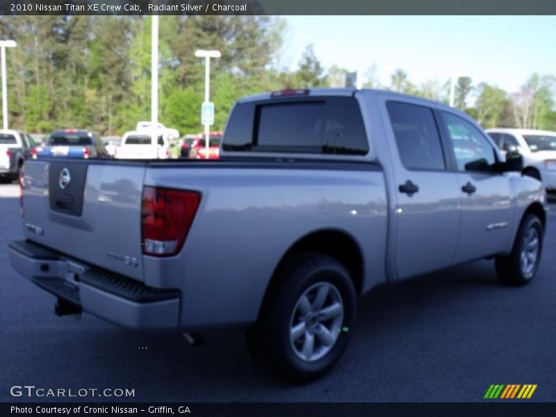 Radiant Silver / Charcoal 2010 Nissan Titan XE Crew Cab