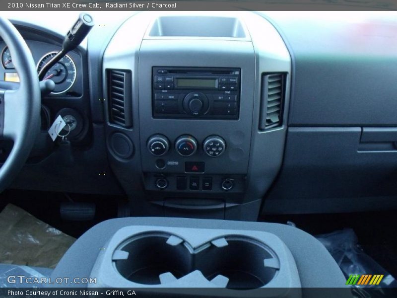Radiant Silver / Charcoal 2010 Nissan Titan XE Crew Cab