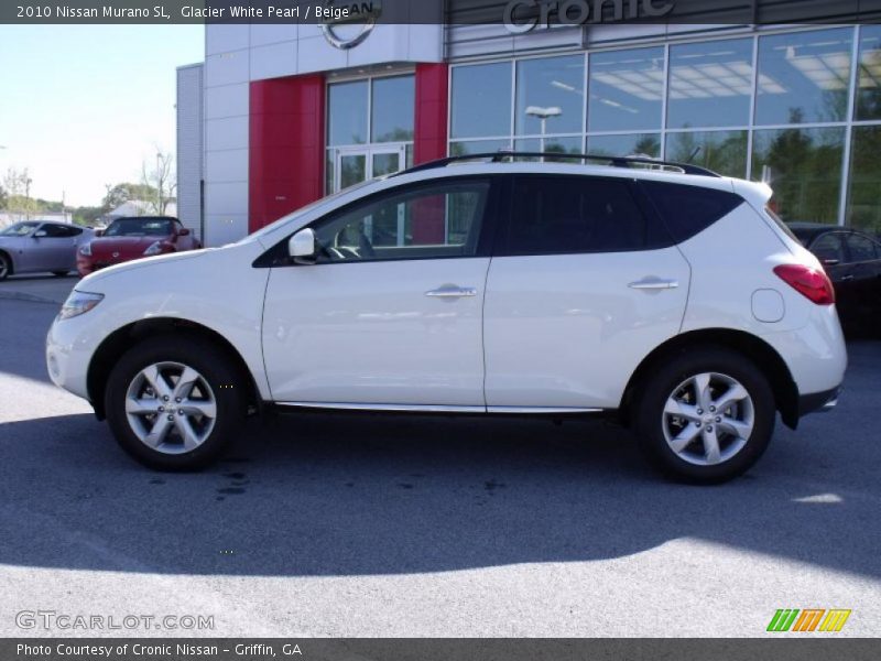 Glacier White Pearl / Beige 2010 Nissan Murano SL