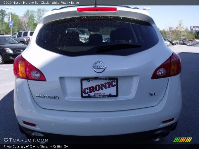 Glacier White Pearl / Beige 2010 Nissan Murano SL