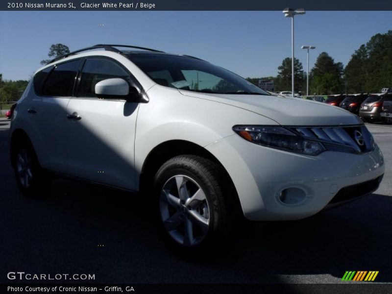 Glacier White Pearl / Beige 2010 Nissan Murano SL