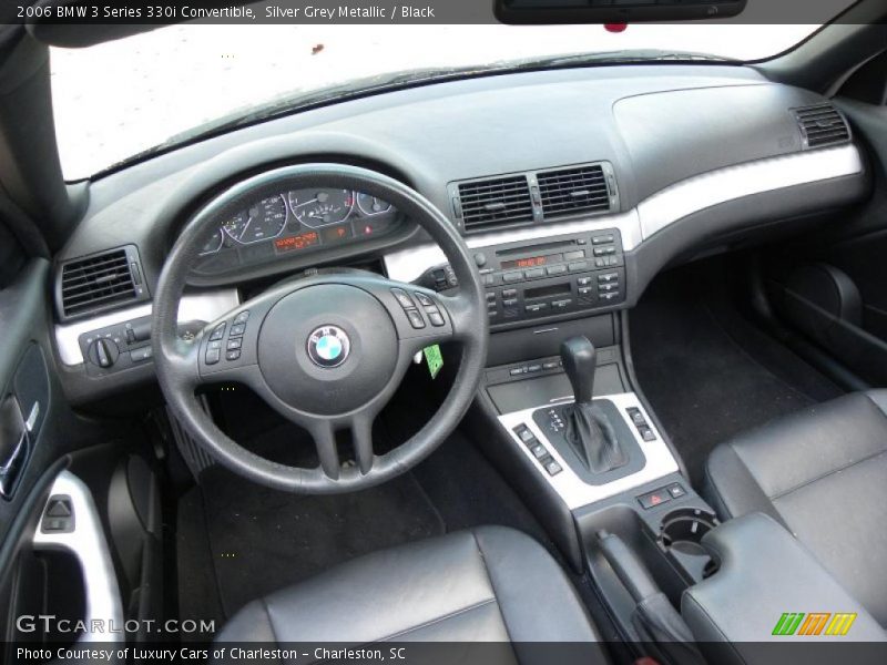 Silver Grey Metallic / Black 2006 BMW 3 Series 330i Convertible