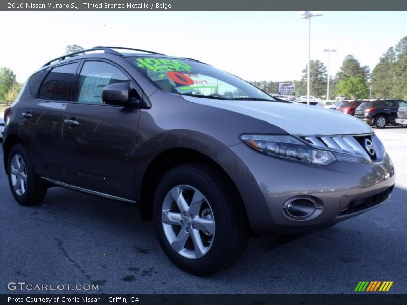 Tinted Bronze Metallic / Beige 2010 Nissan Murano SL