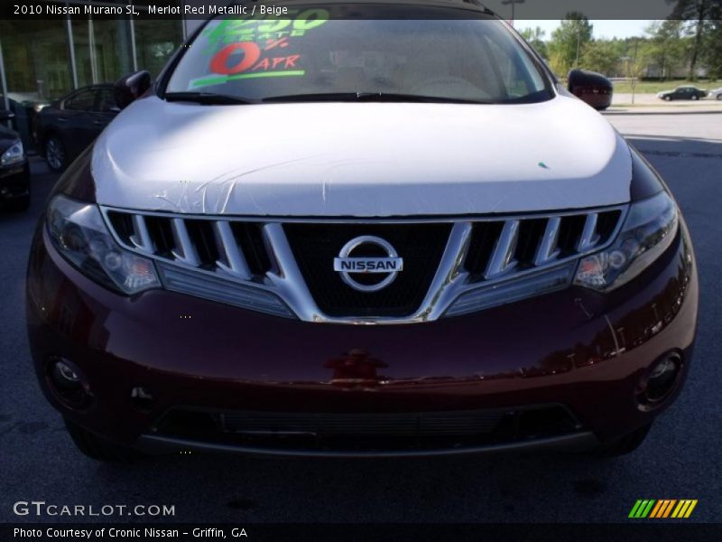 Merlot Red Metallic / Beige 2010 Nissan Murano SL