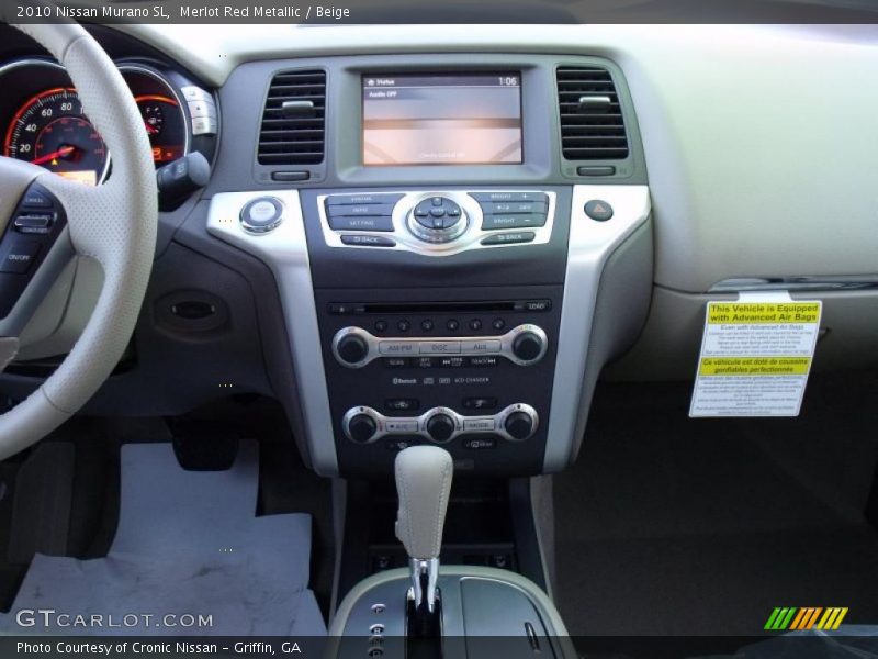 Merlot Red Metallic / Beige 2010 Nissan Murano SL