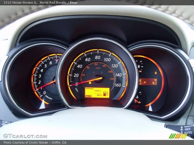 Merlot Red Metallic / Beige 2010 Nissan Murano SL