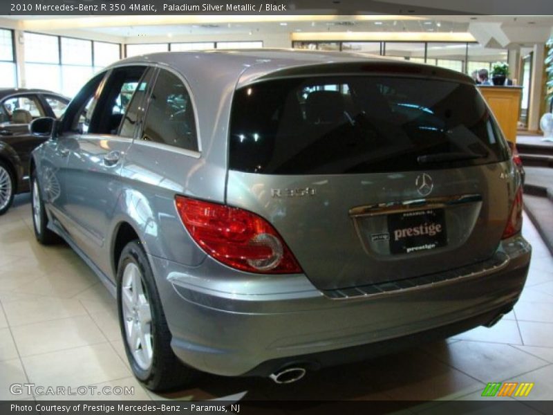 Paladium Silver Metallic / Black 2010 Mercedes-Benz R 350 4Matic