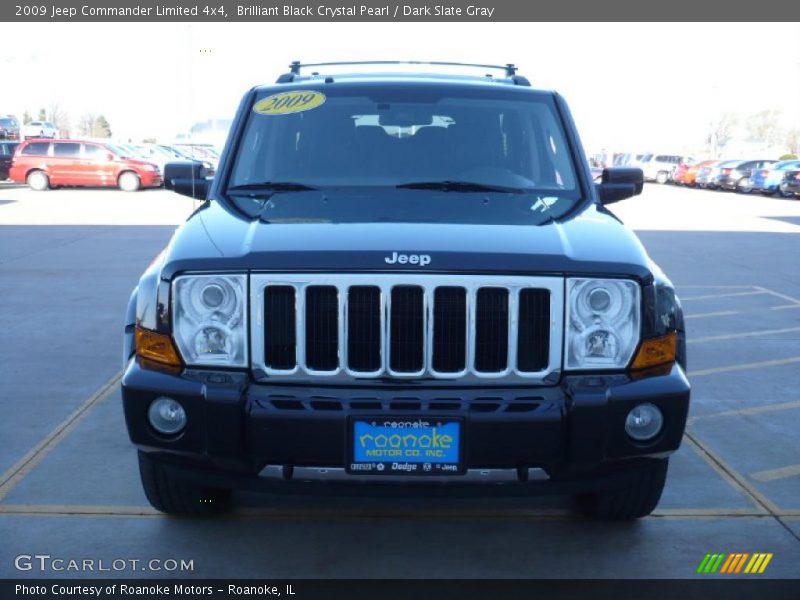 Brilliant Black Crystal Pearl / Dark Slate Gray 2009 Jeep Commander Limited 4x4