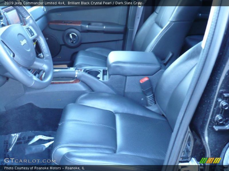 Brilliant Black Crystal Pearl / Dark Slate Gray 2009 Jeep Commander Limited 4x4