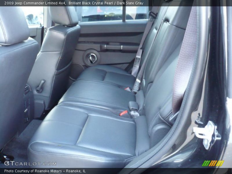 Brilliant Black Crystal Pearl / Dark Slate Gray 2009 Jeep Commander Limited 4x4