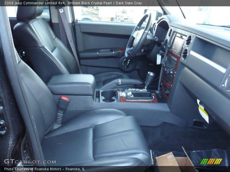 Brilliant Black Crystal Pearl / Dark Slate Gray 2009 Jeep Commander Limited 4x4
