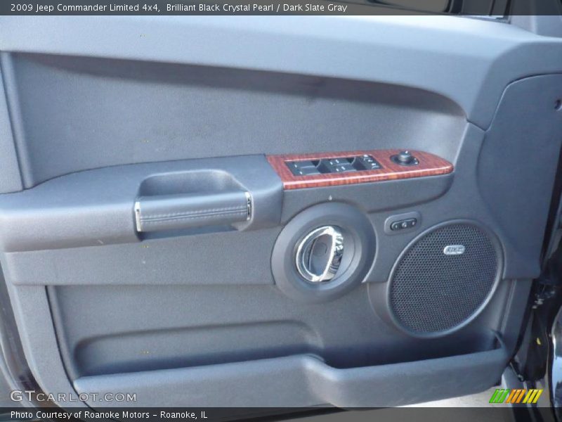 Brilliant Black Crystal Pearl / Dark Slate Gray 2009 Jeep Commander Limited 4x4